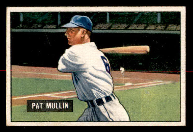 1951 Bowman Baseball #106 Pat Mullin Tigers EX-MT 557013