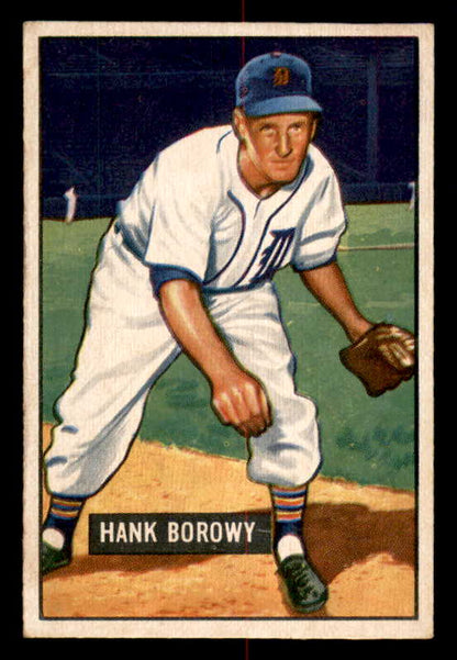 1951 Bowman Baseball #250 Hank Borowy Tigers EX-MT 557019