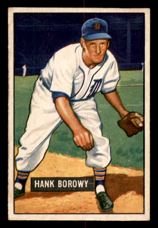 1951 Bowman Baseball #250 Hank Borowy Tigers EX-MT 557019