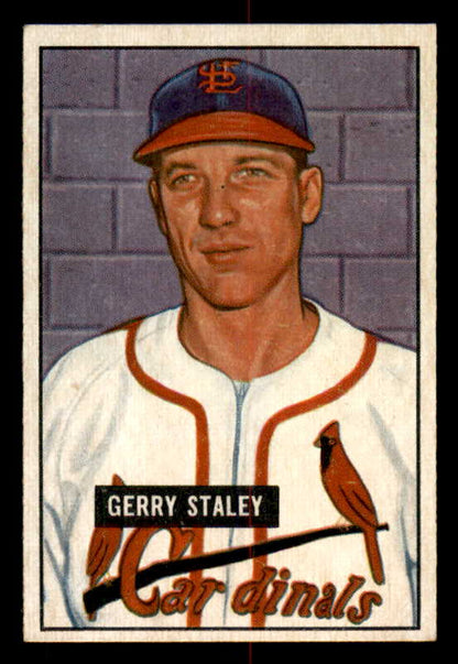 1951 Bowman Baseball #121 Jerry Staley Cardinals EX-MT 557033
