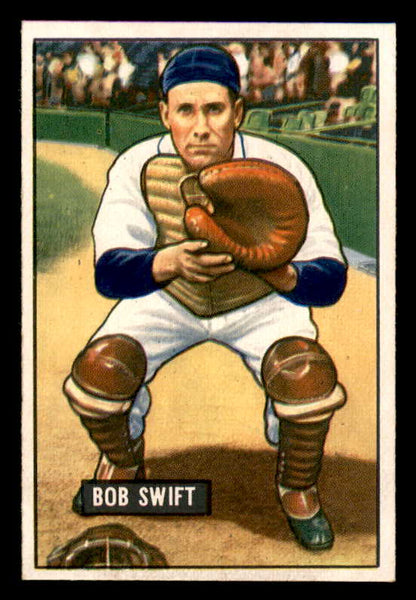 1951 Bowman Baseball #214 Bob Swift Tigers EX-MT 557052