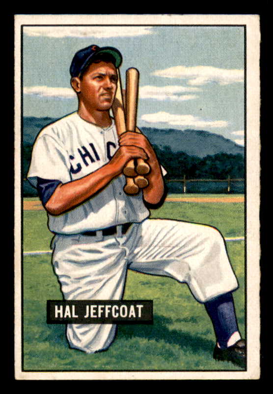 1951 Bowman Baseball #211 Hal Jeffcoat Cubs EX-MT 557053