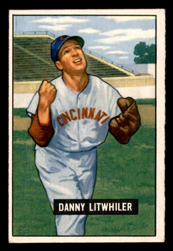 1951 Bowman Baseball #179 Danny Litwhiler Reds EX-MT 557057
