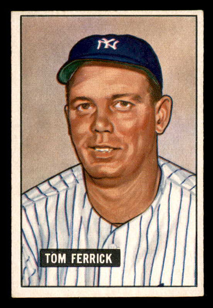 1951 Bowman Baseball #182 Tom Ferrick Yankees EX-MT 557058