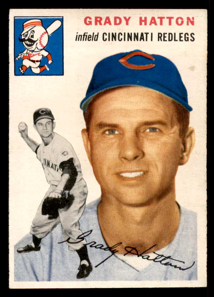 1954 Topps Baseball #208 Grady Hatton Reds EX-MT 557070