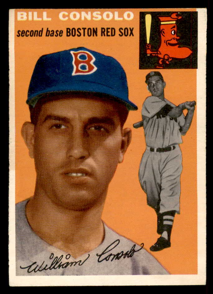 1954 Topps Baseball #195 Billy Consolo Red Sox EX-MT 557077