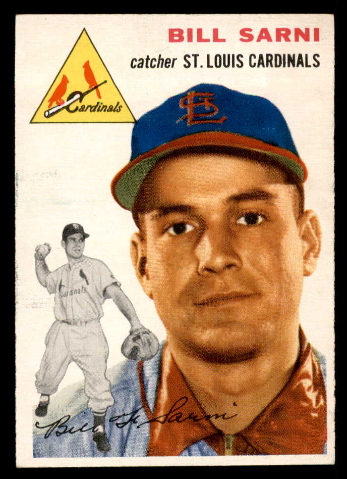 1954 Topps Baseball #194 Bill Sarni Cardinals EX-MT 557078