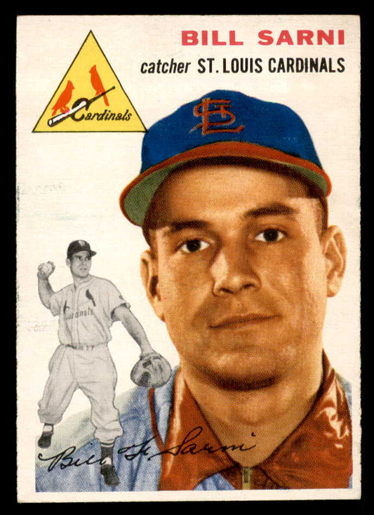 1954 Topps Baseball #194 Bill Sarni Cardinals EX-MT 557078