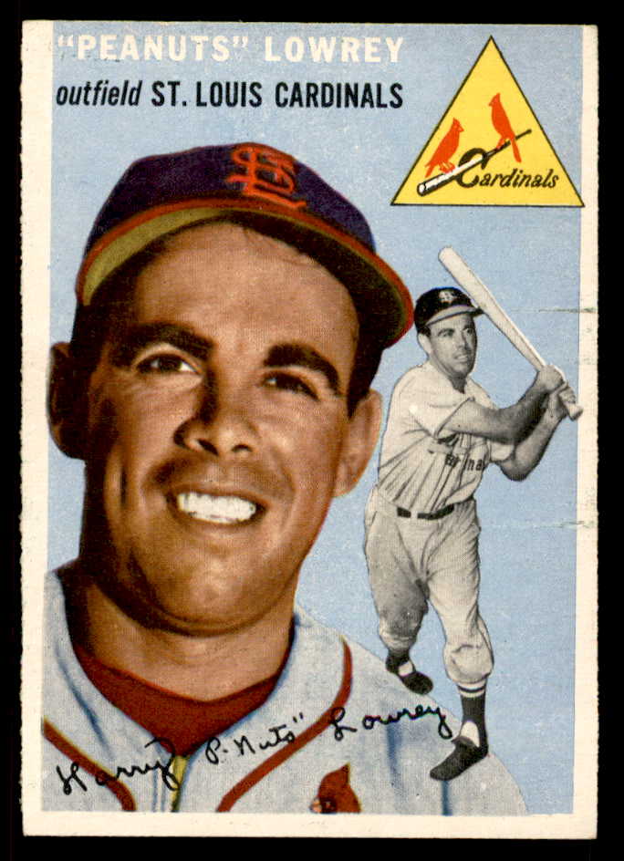 1954 Topps Baseball #158 Peanuts Lowrey Cardinals EX-MT 557098