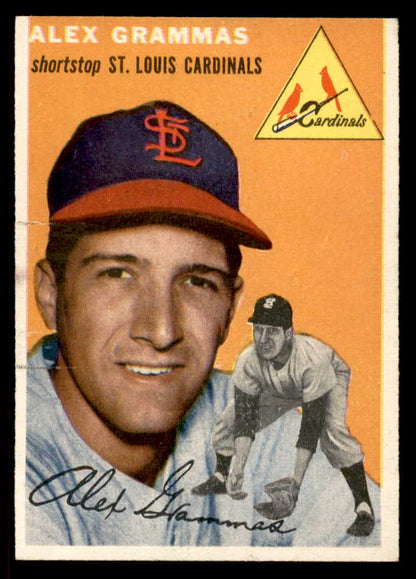 1954 Topps Baseball #151 Alex Grammas Cardinals EX-MT 557101