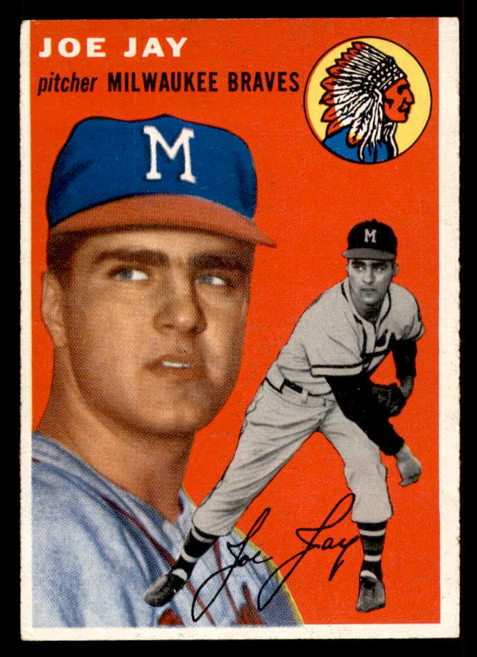 1954 Topps Baseball #141 Joe Jay Braves EX-MT 557117
