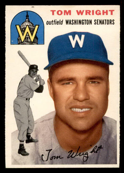 1954 Topps Baseball #140 Tom Wright Senators EX-MT 557118