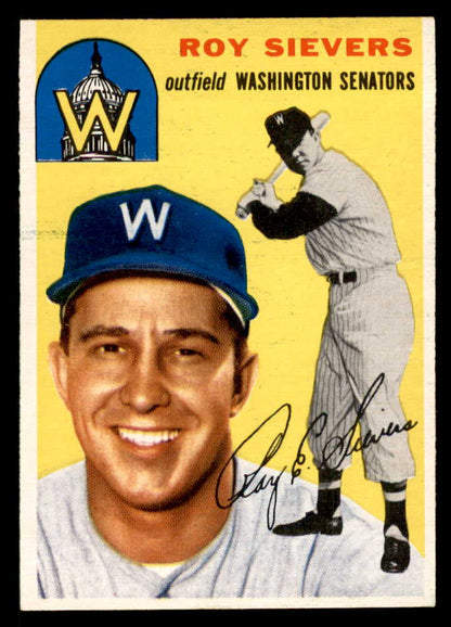 1954 Topps Baseball #245 Roy Sievers Senators EX-MT 557123