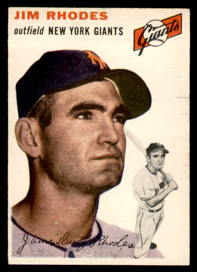 1954 Topps Baseball #170 Dusty Rhodes Giants EX-MT 557125