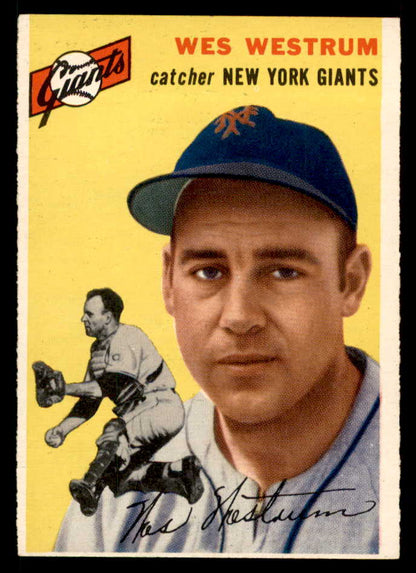 1954 Topps Baseball #180 Wes Westrum Giants EX-MT 557126