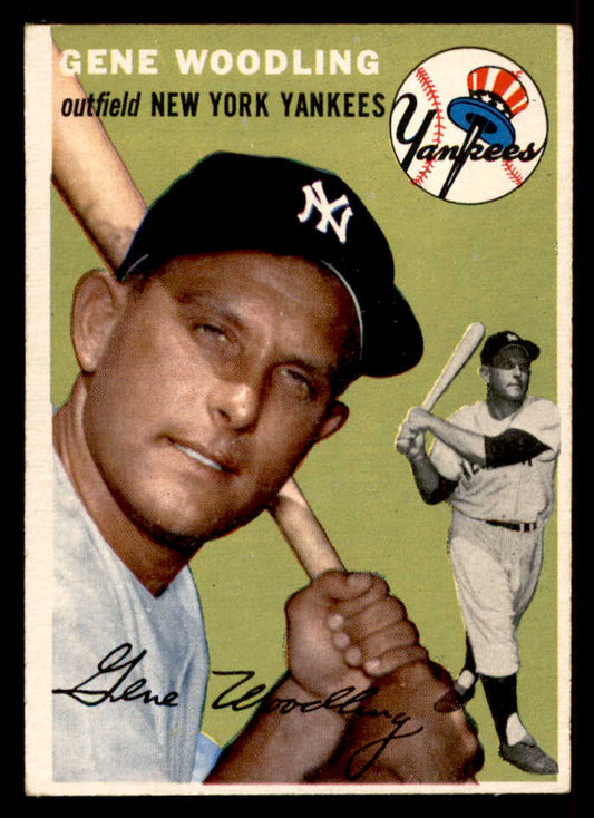 1954 Topps Baseball #101 Gene Woodling Yankees EX-MT 557128