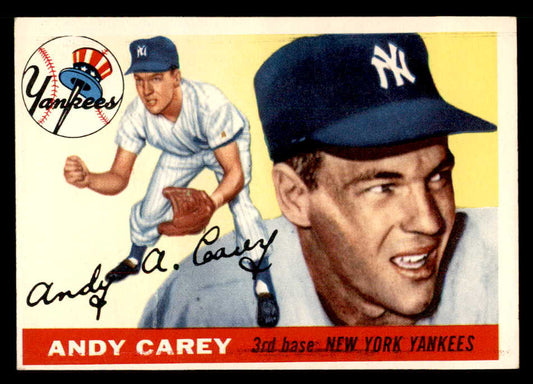 1955 Topps Baseball #020 Andy Carey Yankees EX-MT 557137