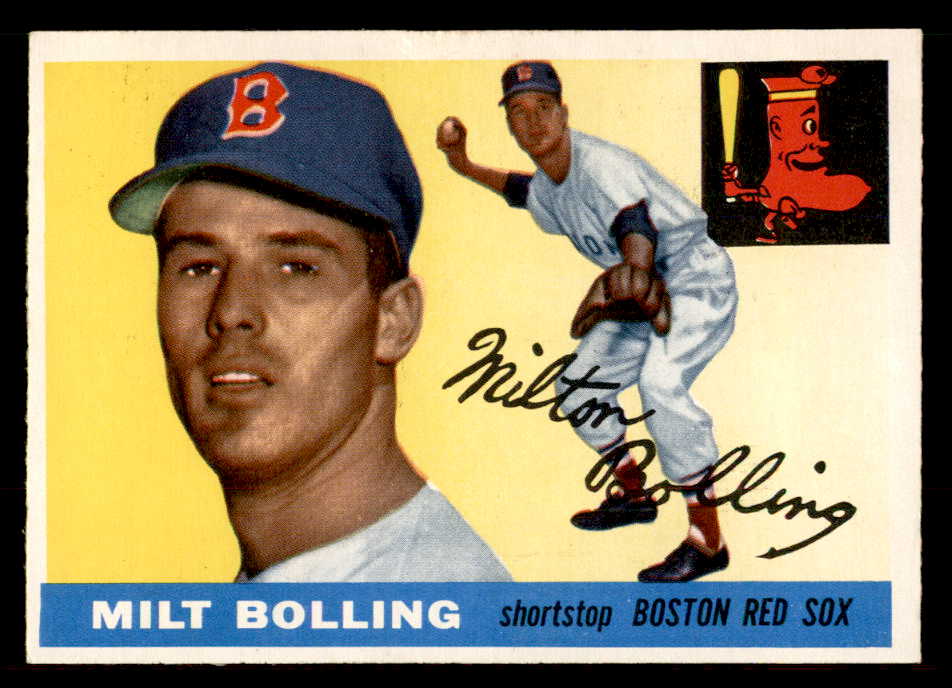 1955 Topps Baseball #091 Milt Bolling Red Sox EX-MT 557142