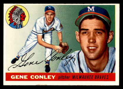 1955 Topps Baseball #081 Gene Conley Braves EX-MT 557143