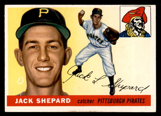 1955 Topps Baseball #073 Jack Shepard Pirates EX-MT 557145