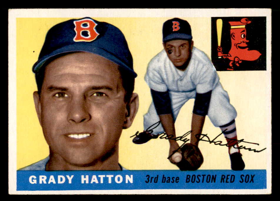 1955 Topps Baseball #131 Grady Hatton Red Sox EX-MT 557154