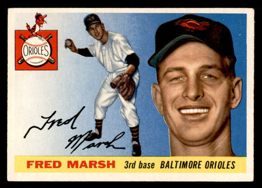 1955 Topps Baseball #013 Fred Marsh Orioles EX-MT 557159