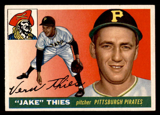 1955 Topps Baseball #012 Jake Thies Pirates EX-MT 557160