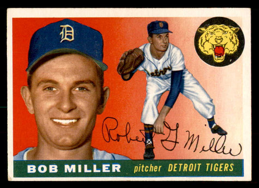 1955 Topps Baseball #009 Bob Miller Tigers EX-MT 557161