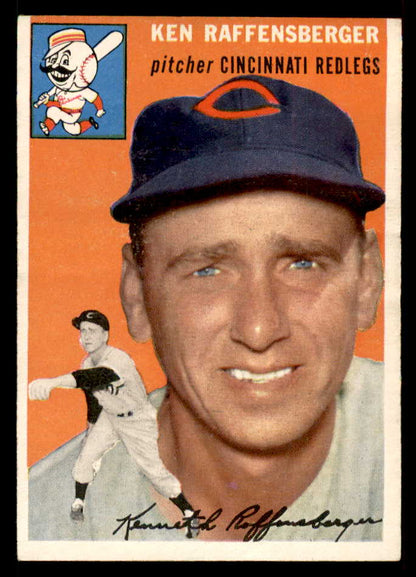 1954 Topps Baseball #046 Ken Raffensberger Reds EX-MT 557173