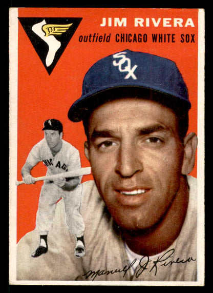 1954 Topps Baseball #034 Jim Rivera White Sox EX-MT 557177