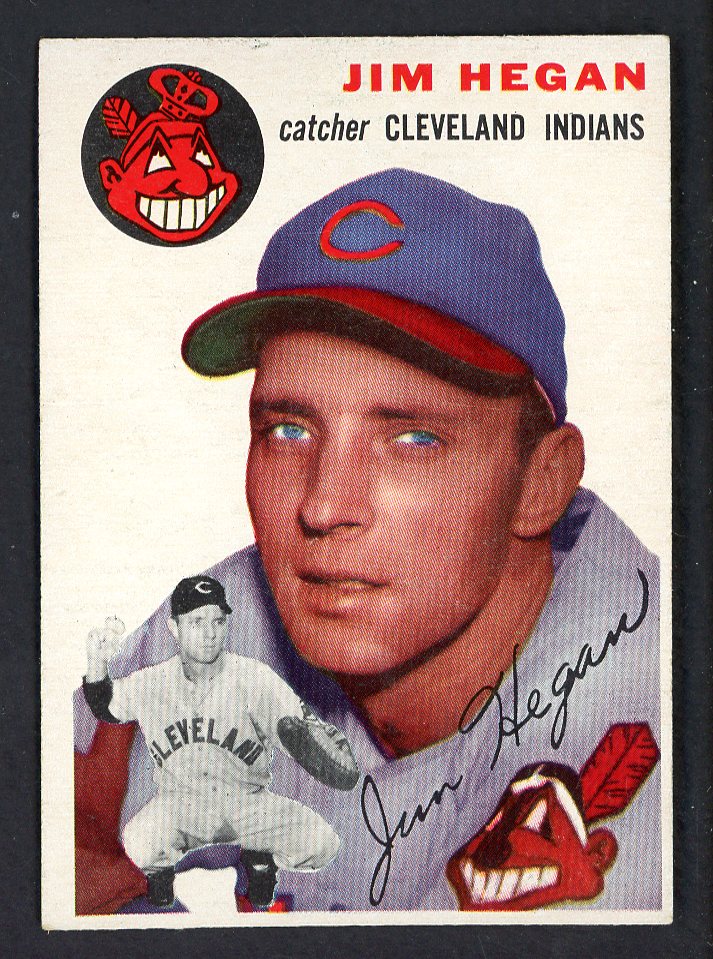 1954 Topps Baseball #029 Jim Hegan Indians EX-MT 557178