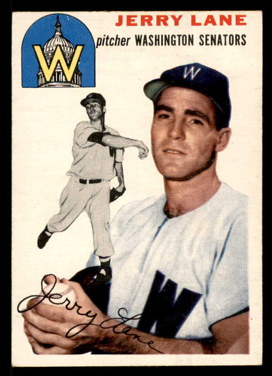 1954 Topps Baseball #097 Jerry Lane Senators EX-MT 557186