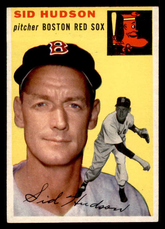 1954 Topps Baseball #093 Sid Hudson Red Sox EX-MT 557188