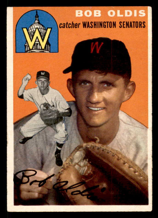1954 Topps Baseball #091 Bob Oldis Senators EX-MT 557189