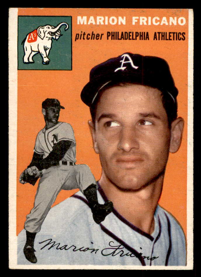 1954 Topps Baseball #124 Marion Fricano A's EX-MT 557197