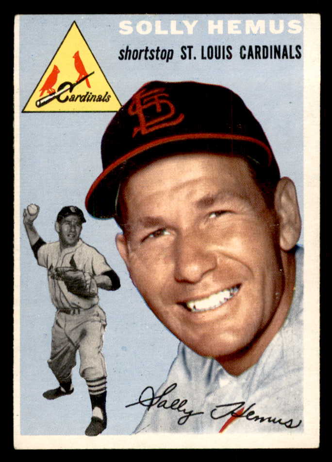 1954 Topps Baseball #117 Solly Hemus Cardinals EX-MT 557200