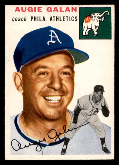 1954 Topps Baseball #233 Augie Galan A's EX-MT 557207