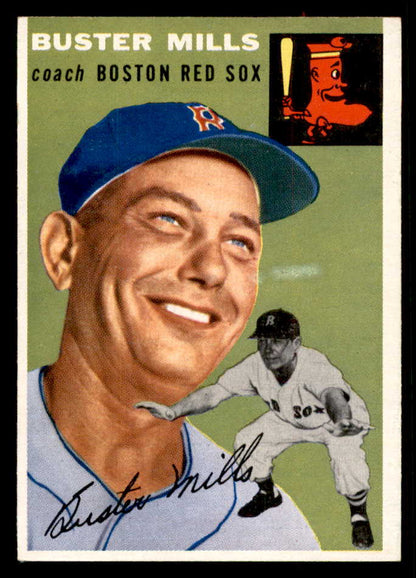1954 Topps Baseball #227 Buster Mills Red Sox EX-MT 557213