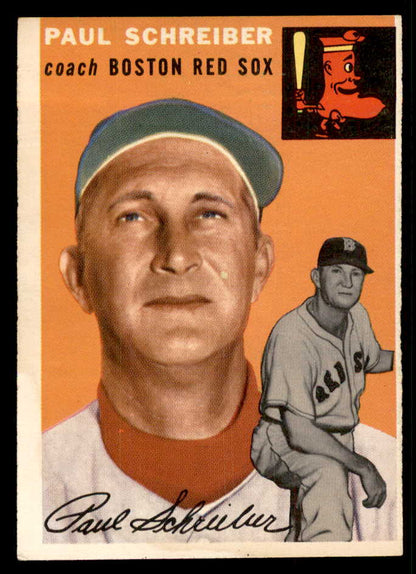 1954 Topps Baseball #217 Paul Schreiber Red Sox EX-MT 557219