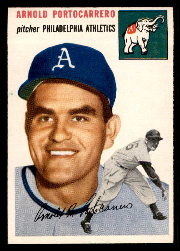 1954 Topps Baseball #214 Arnie Portocarrero A's EX-MT 557222