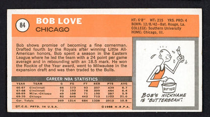 1970 Topps Basketball #084 Bob Love Bulls EX-MT 557227