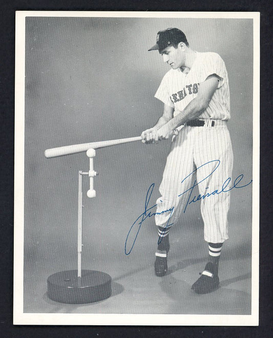 1961 Little Pro Ad Card Jimmy Piersall Roger Maris EX-MT 557263