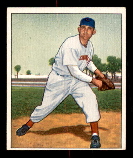 1950 Bowman Baseball #080 Howie Fox Reds EX-MT 557299