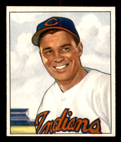 1950 Bowman Baseball #093 Gene Bearden Indians EX-MT 557303