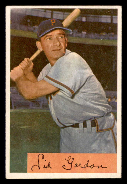 1954 Bowman Baseball #011 Sid Gordon Pirates EX-MT 557388
