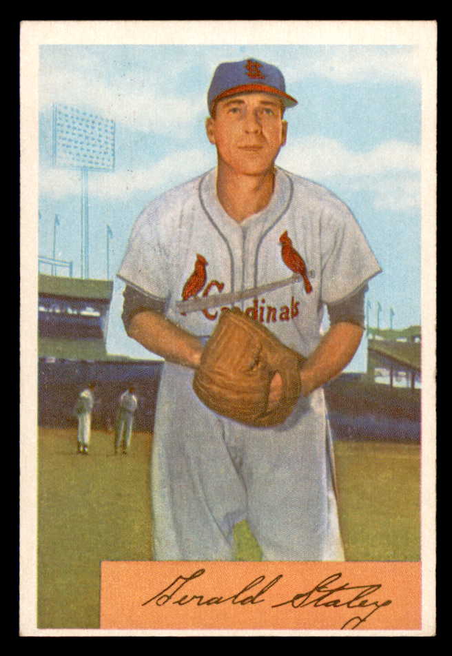 1954 Bowman Baseball #014 Gerald Staley Cardinals EX-MT 557391