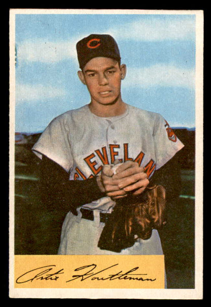 1954 Bowman Baseball #020 Art Houtteman Indians EX-MT 557396