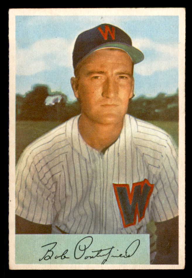 1954 Bowman Baseball #024 Bob Porterfield Senators EX 557399
