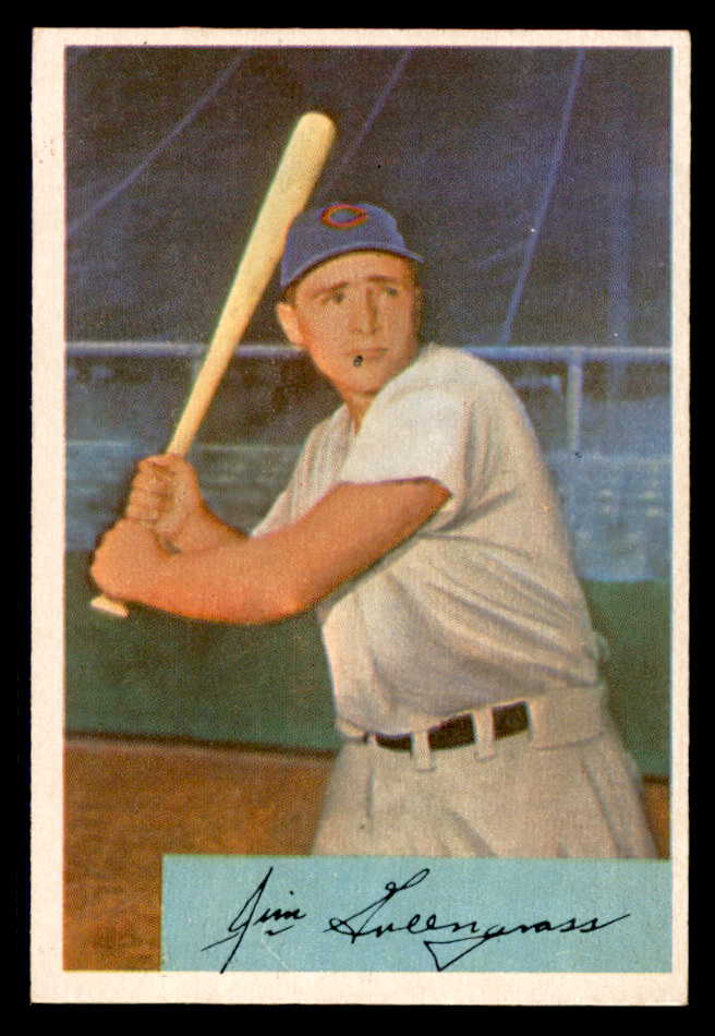 1954 Bowman Baseball #028 Jim Greengrass Reds EX-MT 557401