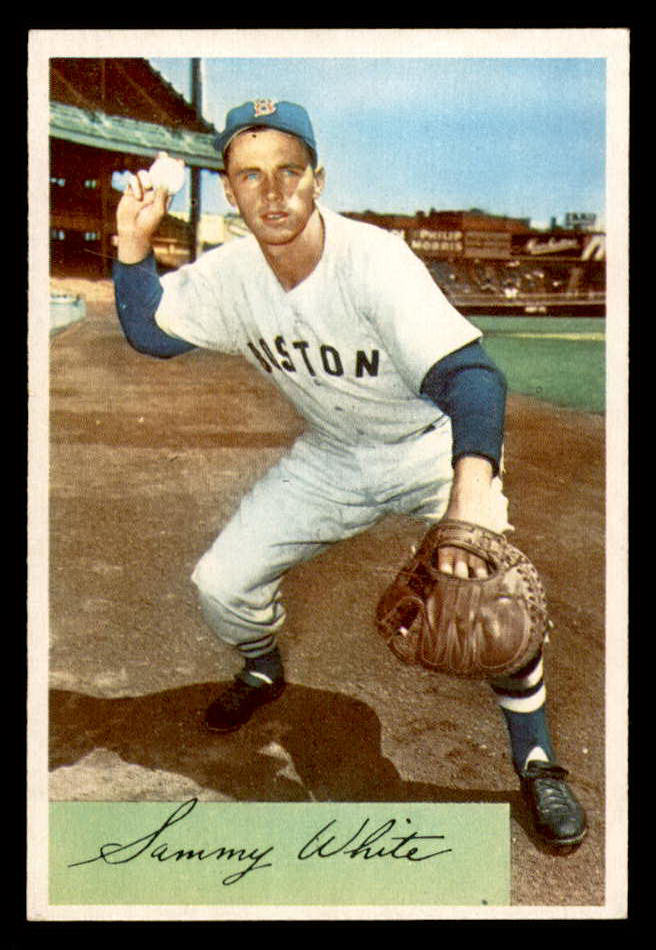 1954 Bowman Baseball #034 Sammy White Red Sox EX-MT 557404